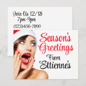 Vakantiemanskaart/uitnodiging Briefkaart (Voorkant / Achterkant)