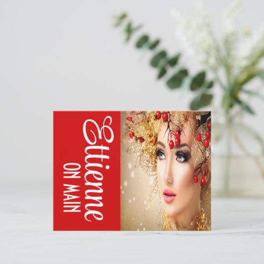 Vakantiemanskaart/uitnodiging Briefkaart (Staand voorkant)