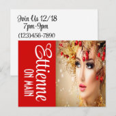 Vakantiemanskaart/uitnodiging Briefkaart (Voorkant / Achterkant)