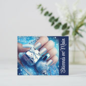 Vakantiemanskaart/uitnodiging Briefkaart (Staand voorkant)