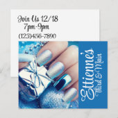 Vakantiemanskaart/uitnodiging Briefkaart (Voorkant / Achterkant)