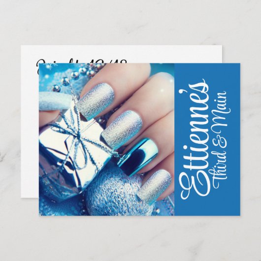 Vakantiemanskaart/uitnodiging Briefkaart (Voorkant / Achterkant)