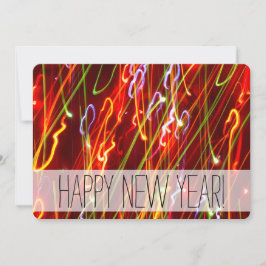 Vakantiemarge nieuwjaarsuitnodiging Eve Party Kaart