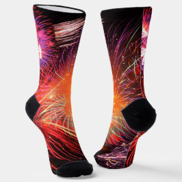 Vakantiemarge Vuurwerk Premium Crew Unisex Sokken
