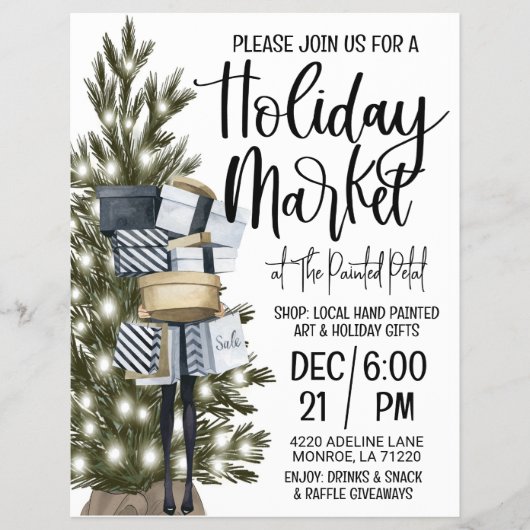 vakantiemarkt flyer (Voorkant)