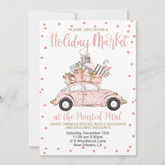 vakantiemarkt kaart (Voorkant)