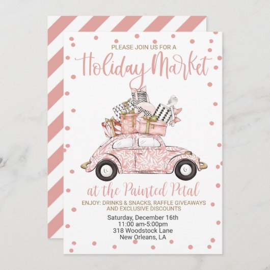 vakantiemarkt kaart (Voorkant / Achterkant)