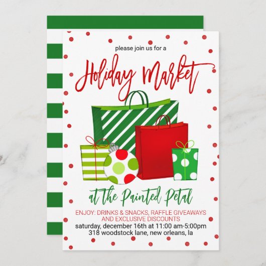 vakantiemarkt kaart (Voorkant / Achterkant)