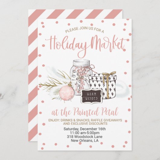 vakantiemarkt kaart (Voorkant / Achterkant)