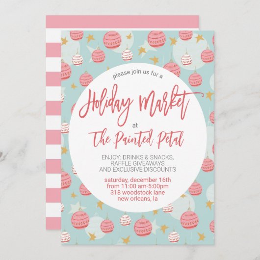 vakantiemarkt kaart (Voorkant / Achterkant)