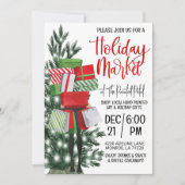 Vakantiemarkt winkelen kaart (Voorkant)