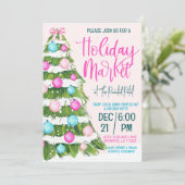 Vakantiemarkt winkelen kaart (Staand voorkant)