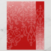 Vakantiembrochure voor de Mode van feestdagen, rod Flyer (Achterkant)