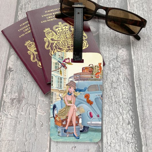 Vakantiemeisje Reizen Parijs | Bagage Label