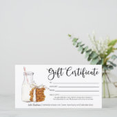 Vakantiemelk en Cookies Cadeaubon (Staand voorkant)