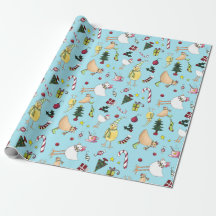 Vakantiemerkkippen Gift Wrap