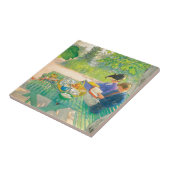 Vakantieminslag door Carl Larsson Tegeltje (Zijkant)
