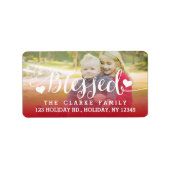 Vakantieminslag | Fotoadreslabel Etiket (Voorkant)