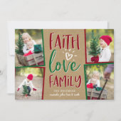 Vakantieminslag | Kaart voor kerstfoto's (Voorkant)