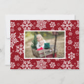 Vakantieminslag | Kaart voor kerstfoto's (Achterkant)