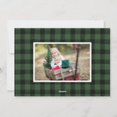 Vakantieminslag | Kaart voor kerstfoto's (Achterkant)