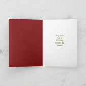 Vakantieminslag met Afbeelding kerkerstavond met s Feestdagen Kaart (Binnen)