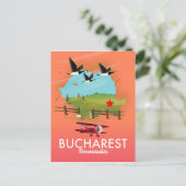Vakantiemkaart van Roemenië in Boekarest Briefkaart (Staand voorkant)
