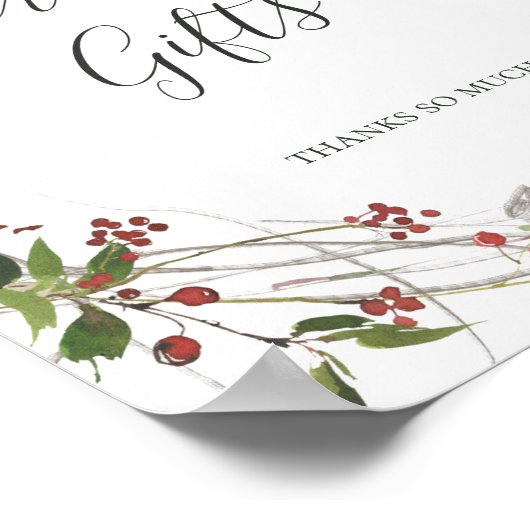 Vakantiemode Botanisch | Witte Kaarten en Cadeaus Poster (Hoek)