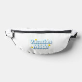 Vakantiemodus 3D Puffy Typografie Heuptas Heuptasje (Liggend)