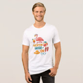 Vakantiemodus Aan Flamingo T-Shirt – Strand Zomer (Voorkant volledig)