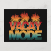 vakantiemodus briefkaart (Voorkant)