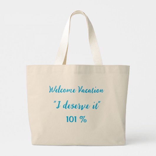 Vakantiemodus Canvas tas – Fun Beach Vibes Digital (Achterkant)