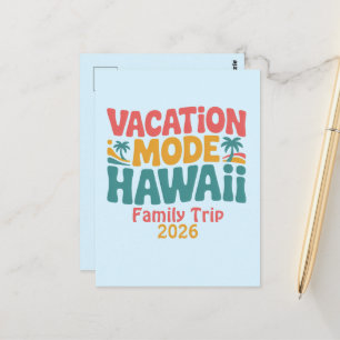 Vakantiemodus Hawaï Tropisch Paradijs Zomerstemmin Briefkaart