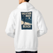 Vakantiemodus strand hoodie (Achterkant)
