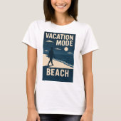 Vakantiemodus strand t-shirt (Voorkant)