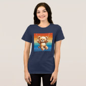 vakantiemodus Tri-Blend shirt (Voorkant volledig)