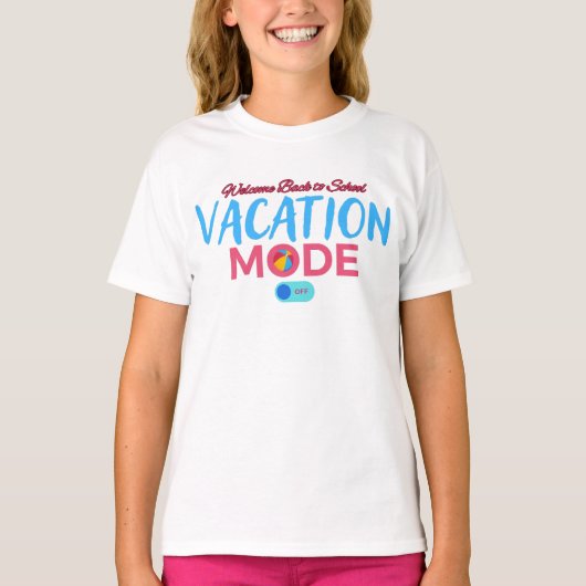 vakantiemodus van t-shirt (Voorkant)