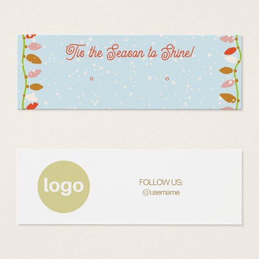 Vakantiemuik waarmee u een DisplayCard wilt behale Mini Visitekaartjes (Voorkant /achterkant)