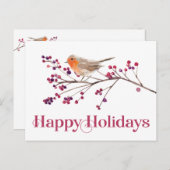 Vakantiemutatie Adres nieuwe aankondiging adres (Voorkant / Achterkant)