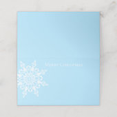 Vakantienaam Plaats kaart Snowflake Plaatskaartje (Buitenkant ongevouwen)