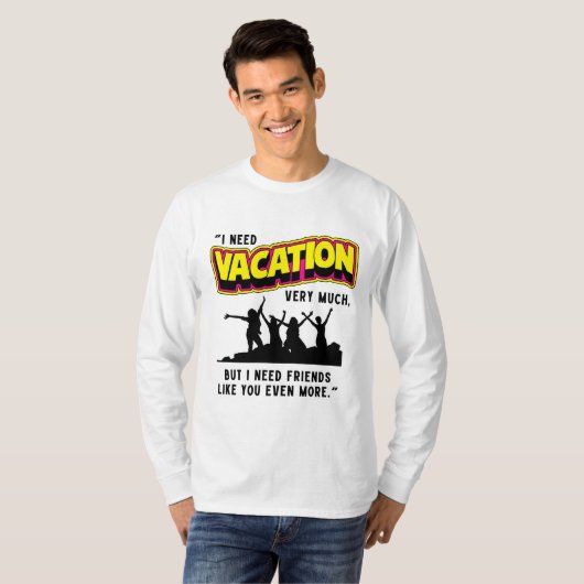 VAKANTIEOFFERTE T-SHIRT (Voorkant volledig)