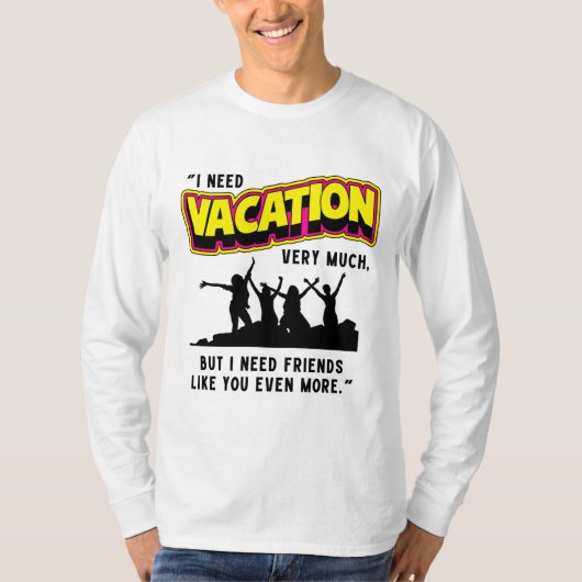 VAKANTIEOFFERTE T-SHIRT (Voorkant)