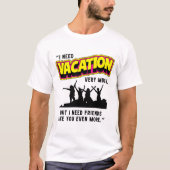 VAKANTIEOFFERTE T-SHIRT (Voorkant)