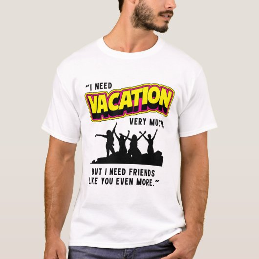 VAKANTIEOFFERTE T-SHIRT (Voorkant)