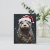 Vakantieotter Briefkaart (Staand voorkant)