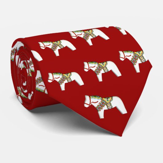 Vakantiepaard stropdas (Opgerold)
