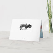Vakantiepaarden Feestdagen Kaart (Achterkant)