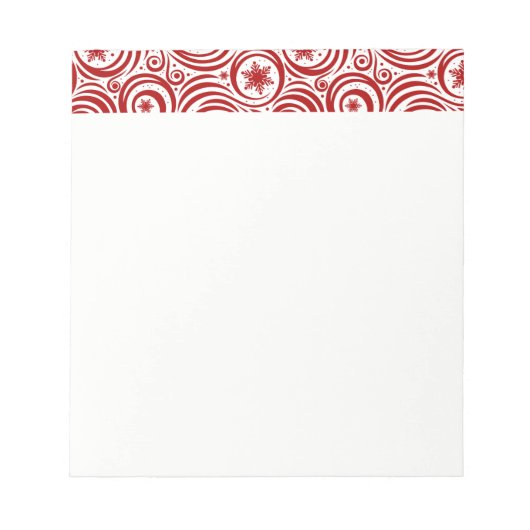 Vakantiepad voor feestdagen notitieblok (Voorkant)