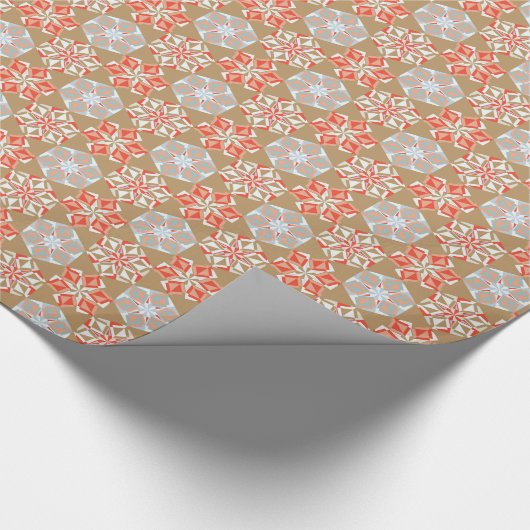 Vakantiepakket Origami Bloem -  goudschroot Cadeaupapier (Hoek)