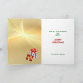 Vakantiepakket Retro Pinup Girl-kerstfeest Kaart (Binnen)